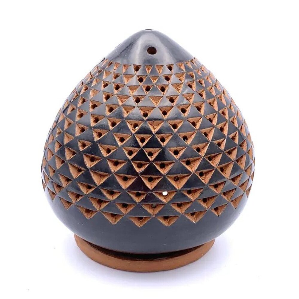 Clay Luminary -- Geometric Triangle Black